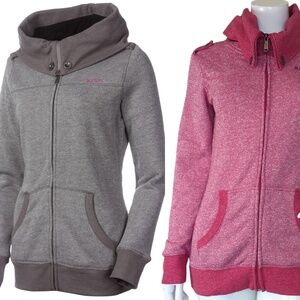 Burton Women’s Red Full Zip Hoodie SZ S